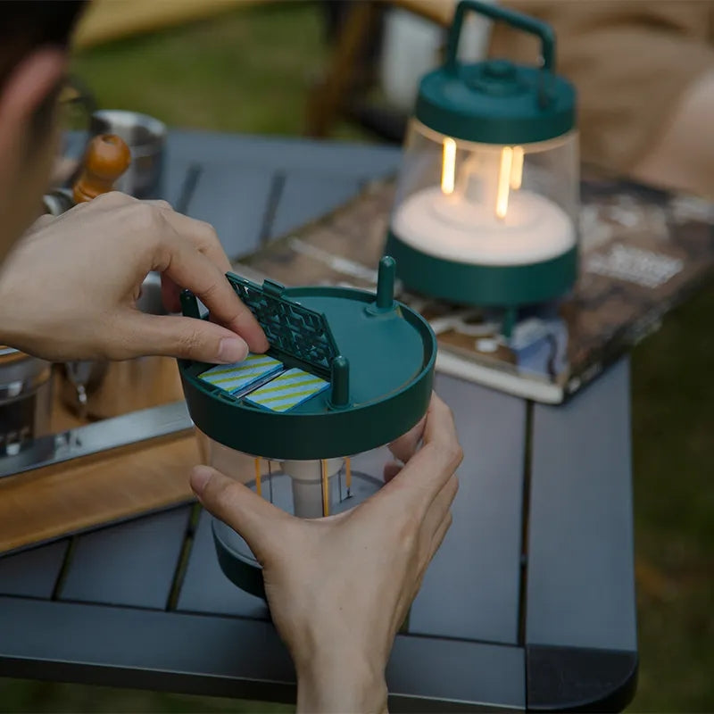 Vintage Filament LED Camping Lantern Present Them