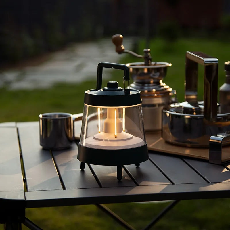 Vintage Filament LED Camping Lantern Present Them