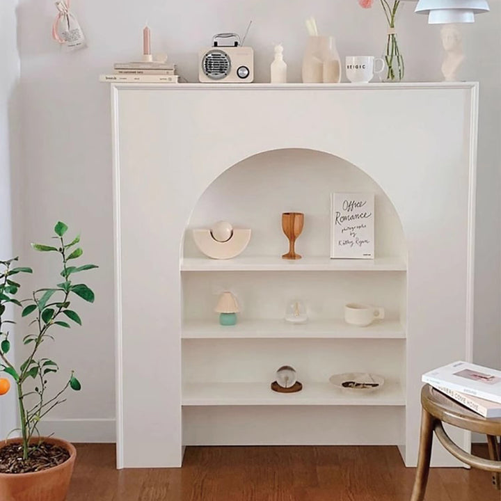 MAS-1341 Masdio Vintage Fireplace Console Table Masdio