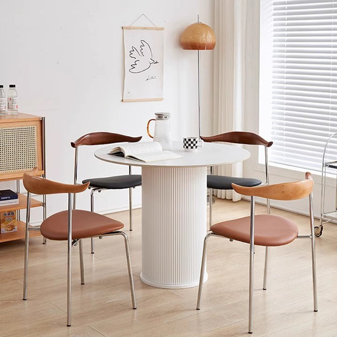 MAS-1281 Masdio Vintage Round Dining Table Present Them