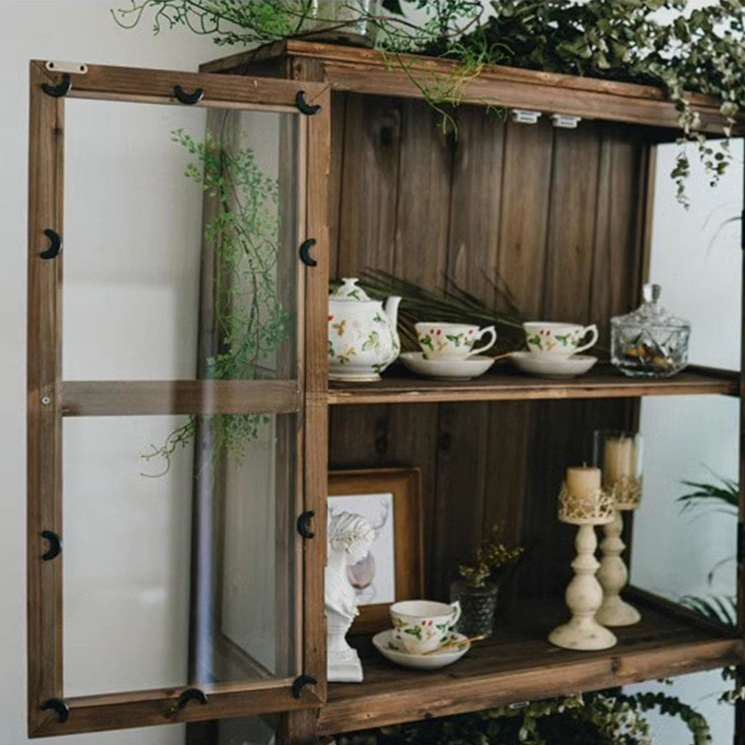 MAS-1324 Masdio Vintage Solid Wood Display Cabinet Masdio
