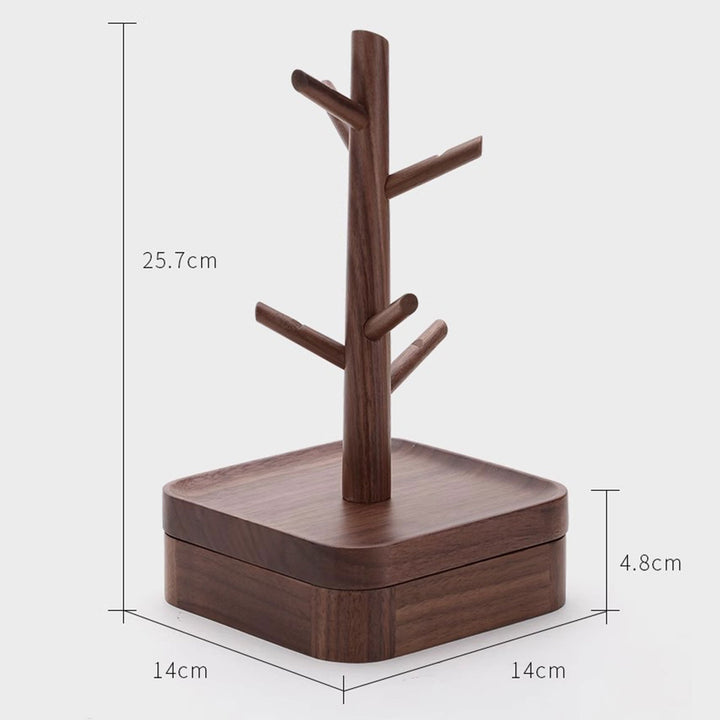 Walnut Jewelry Rack Present Them