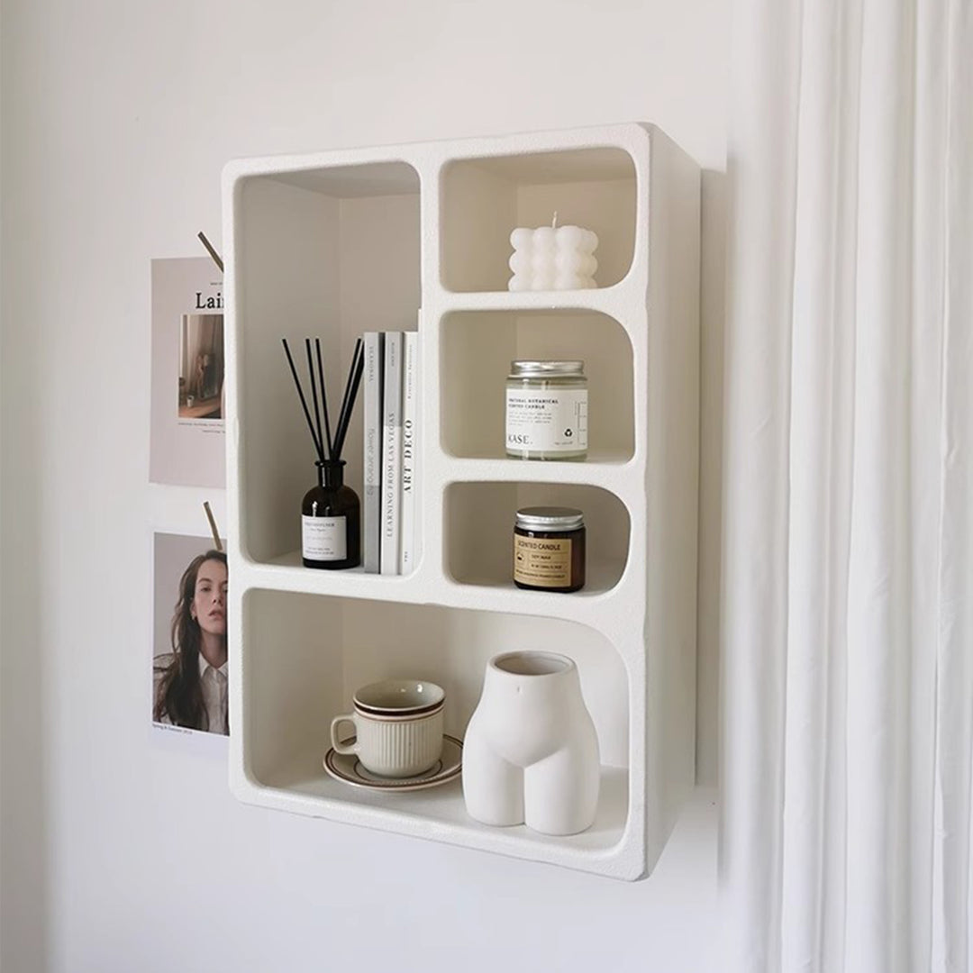 MAS-1332 Masdio White Wall Hanging Storage Cabinet Masdio