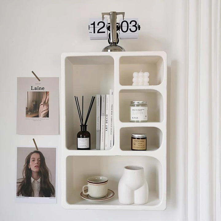 MAS-1332 Masdio White Wall Hanging Storage Cabinet Masdio
