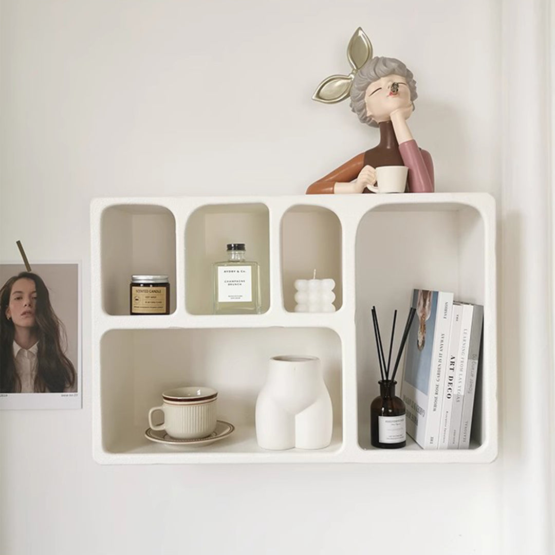 MAS-1332 Masdio White Wall Hanging Storage Cabinet Masdio