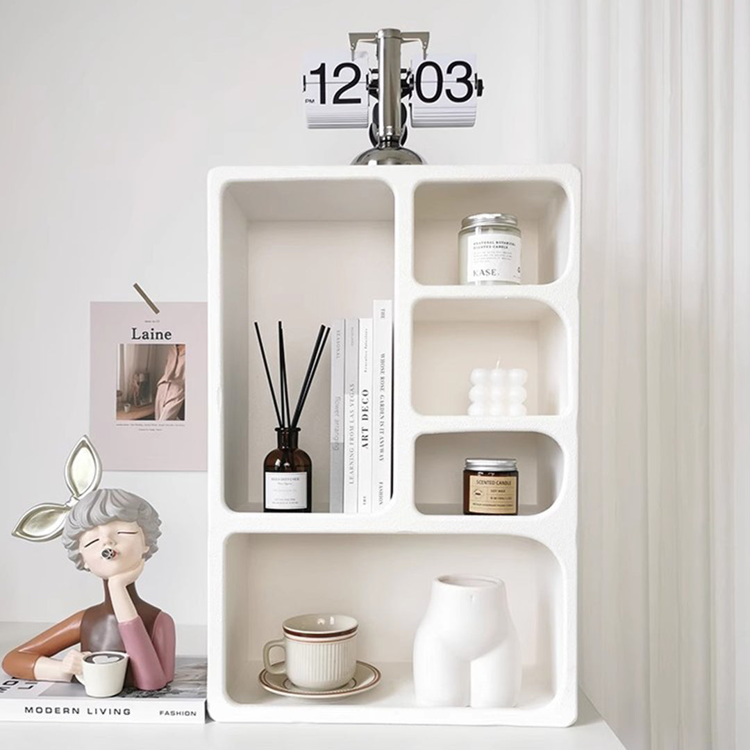 MAS-1332 Masdio White Wall Hanging Storage Cabinet Masdio