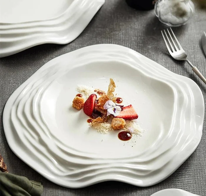 White Waves Plate Collection Masdio