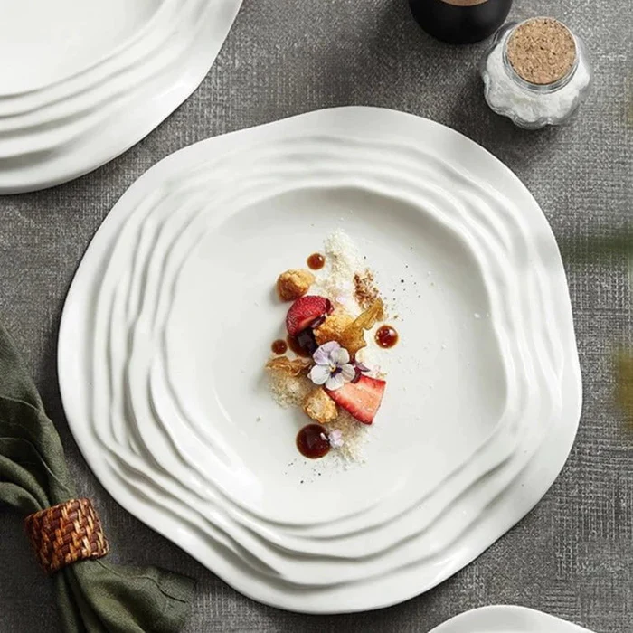 White Waves Plate Collection Masdio