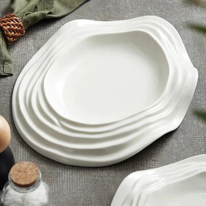 White Waves Plate Collection Masdio