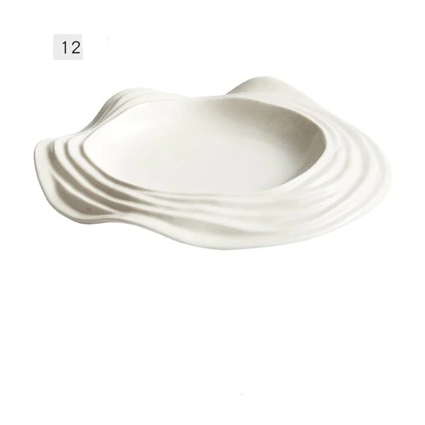 White Waves Plate Collection Masdio