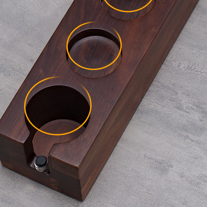 Wood Coffee Tamper Holder Present Them