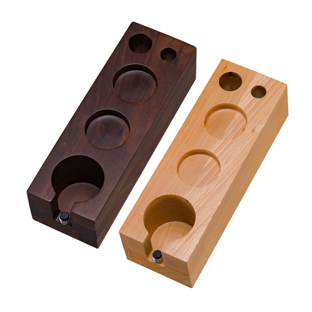 Wood Coffee Tamper Holder Present Them