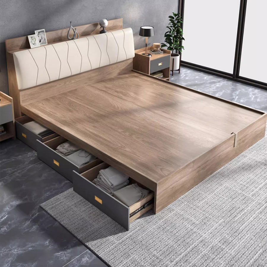 Wooden Storage Bedframe Present Them