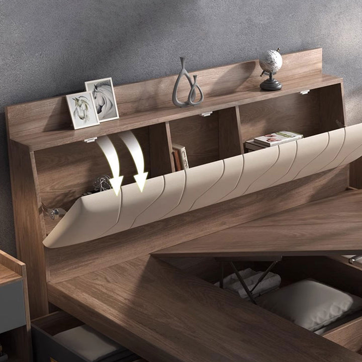 Wooden Storage Bedframe Present Them