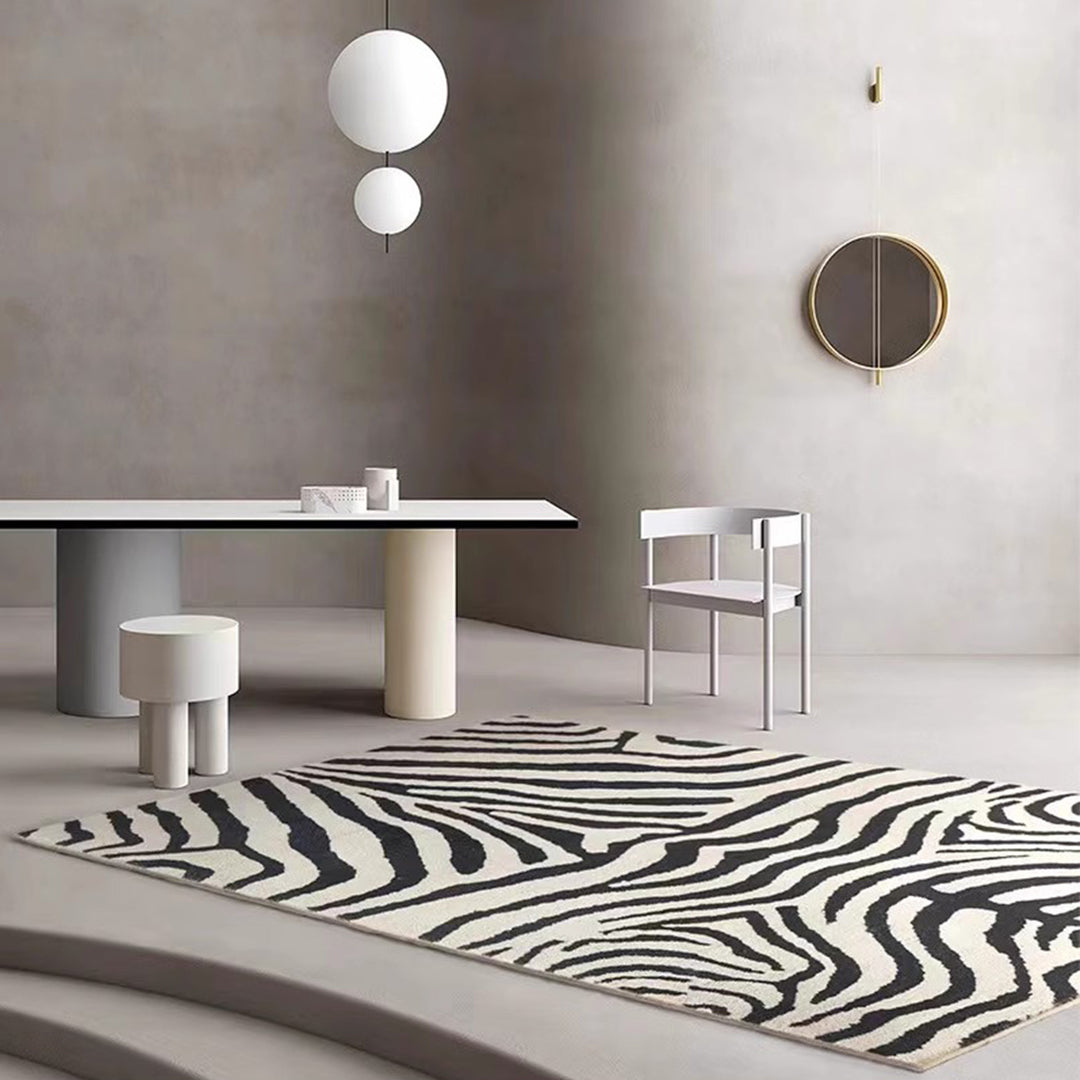 MAS-1200 Masdio Zebra Print Area Rug Present Them