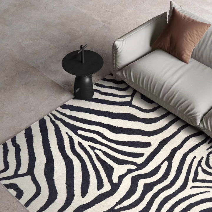 MAS-1200 Masdio Zebra Print Area Rug Present Them