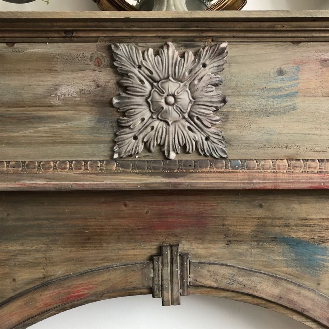 Masdio Sophisticated Fireplace Mantel Console Table Masdio