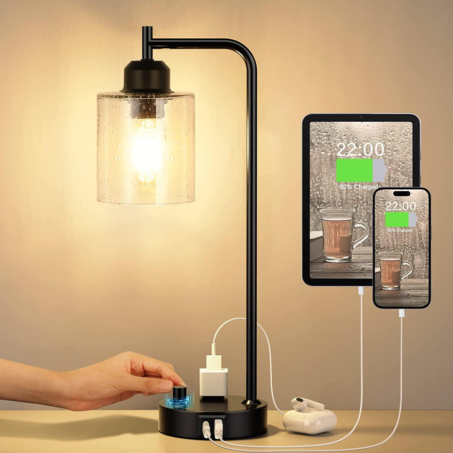 Nightstand Lamps with USB Charging Port - Present Them