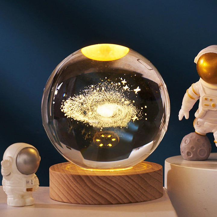 Crystal Ball Night Light Present Them