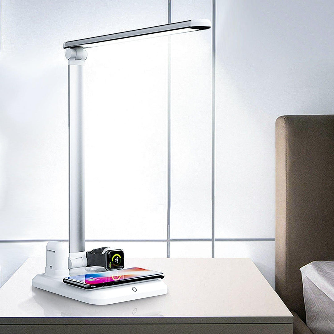 Desk lamp with Wireless Charger Present Them