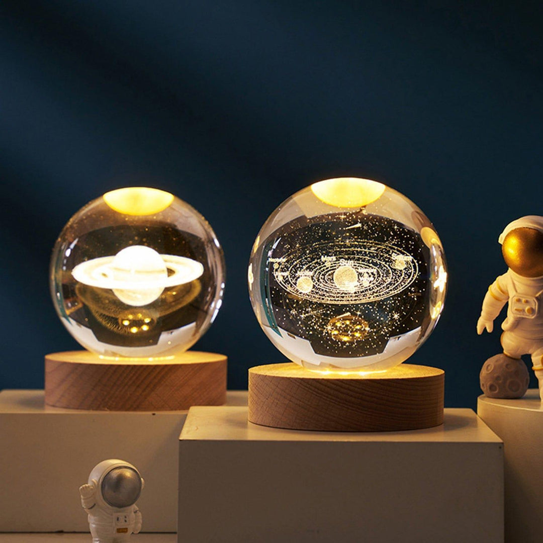 Crystal Ball Night Light Present Them