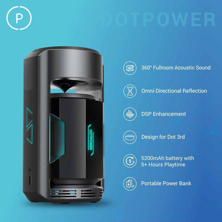 Dot Power (Only Pair Echo Dot 3rd) Present Them