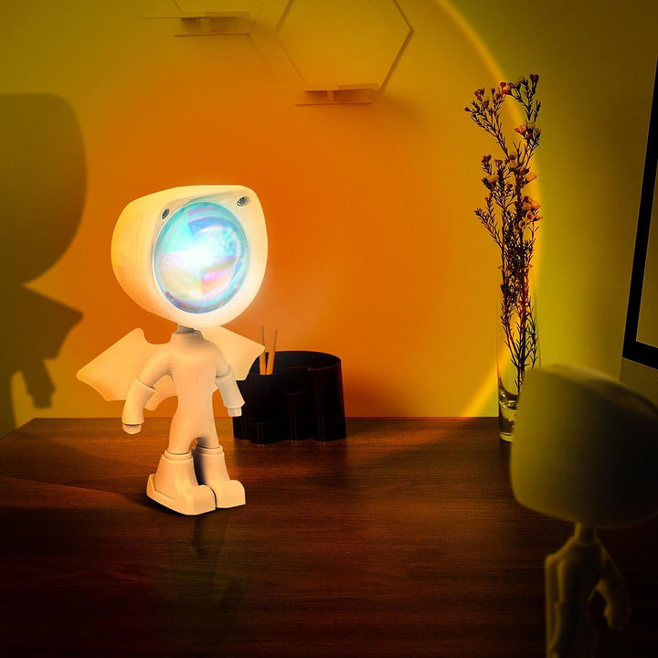 Astronaut Sunset Projection Lamp Present Them
