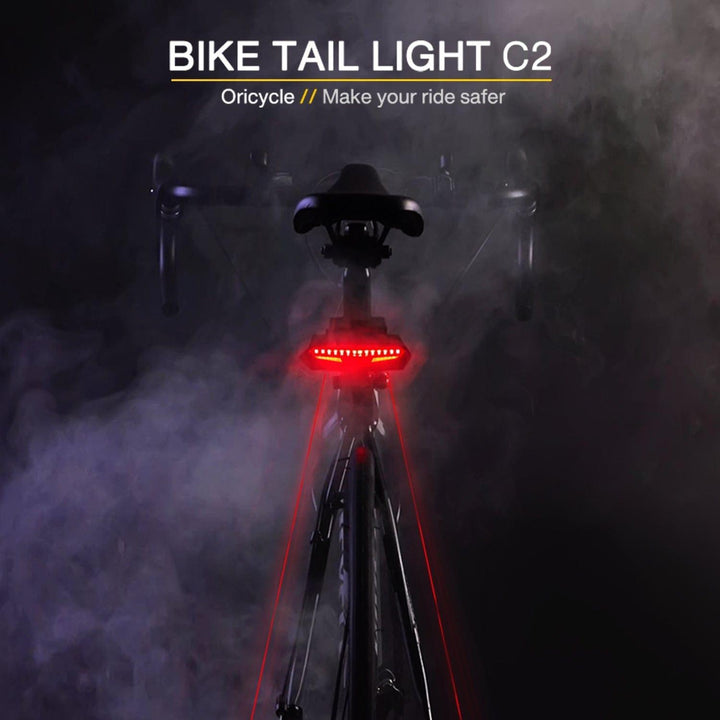 C2 Rechargeable Bike Tail Light LED Masdio