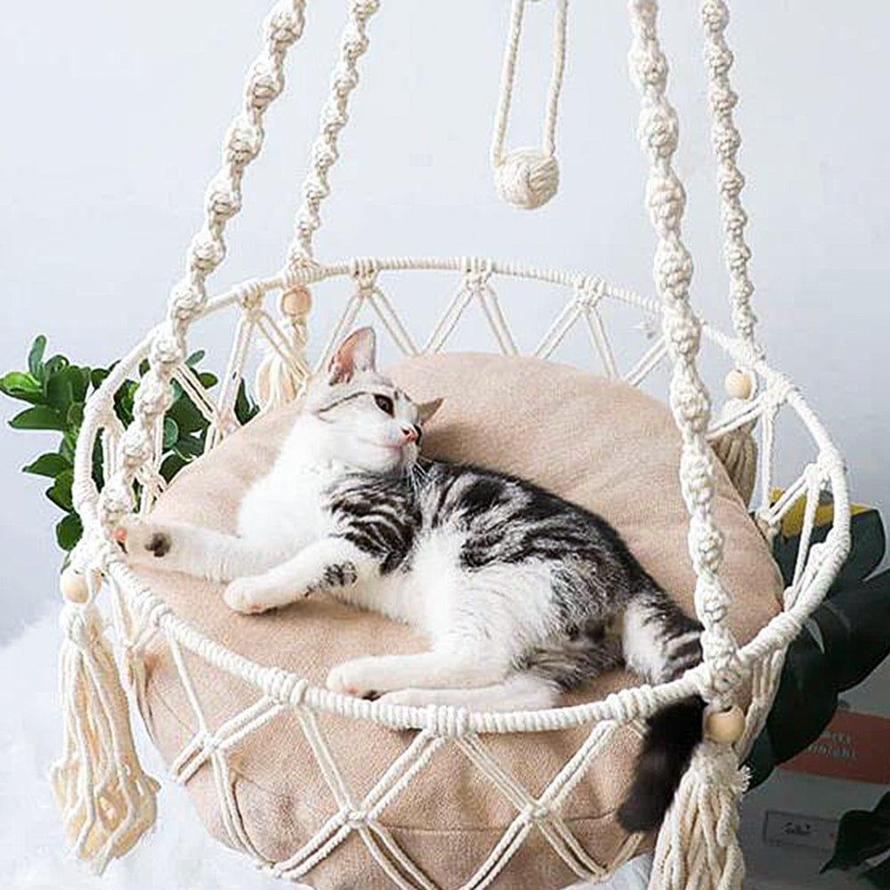 Bohemia Style Cat Hammock Present Them