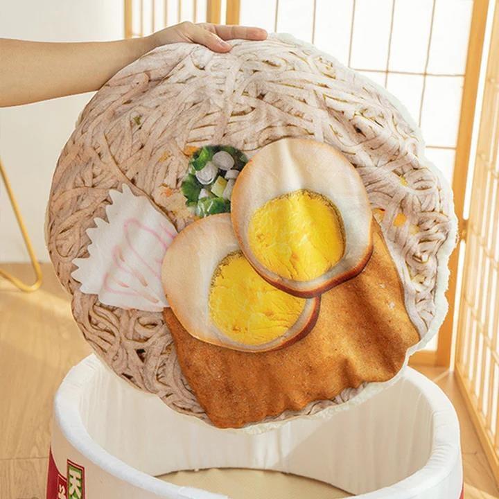 Cup Noodles Cat Bed Present Them