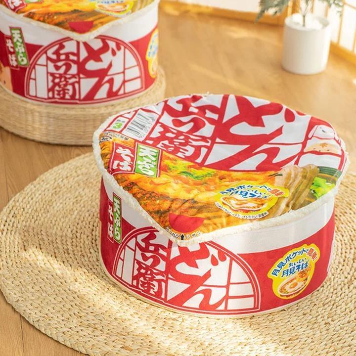 Cup Noodles Cat Bed Present Them