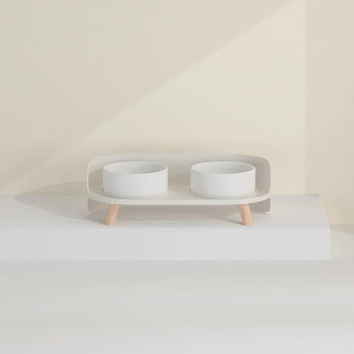 Dual Ceramics Pet Bowls Present Them