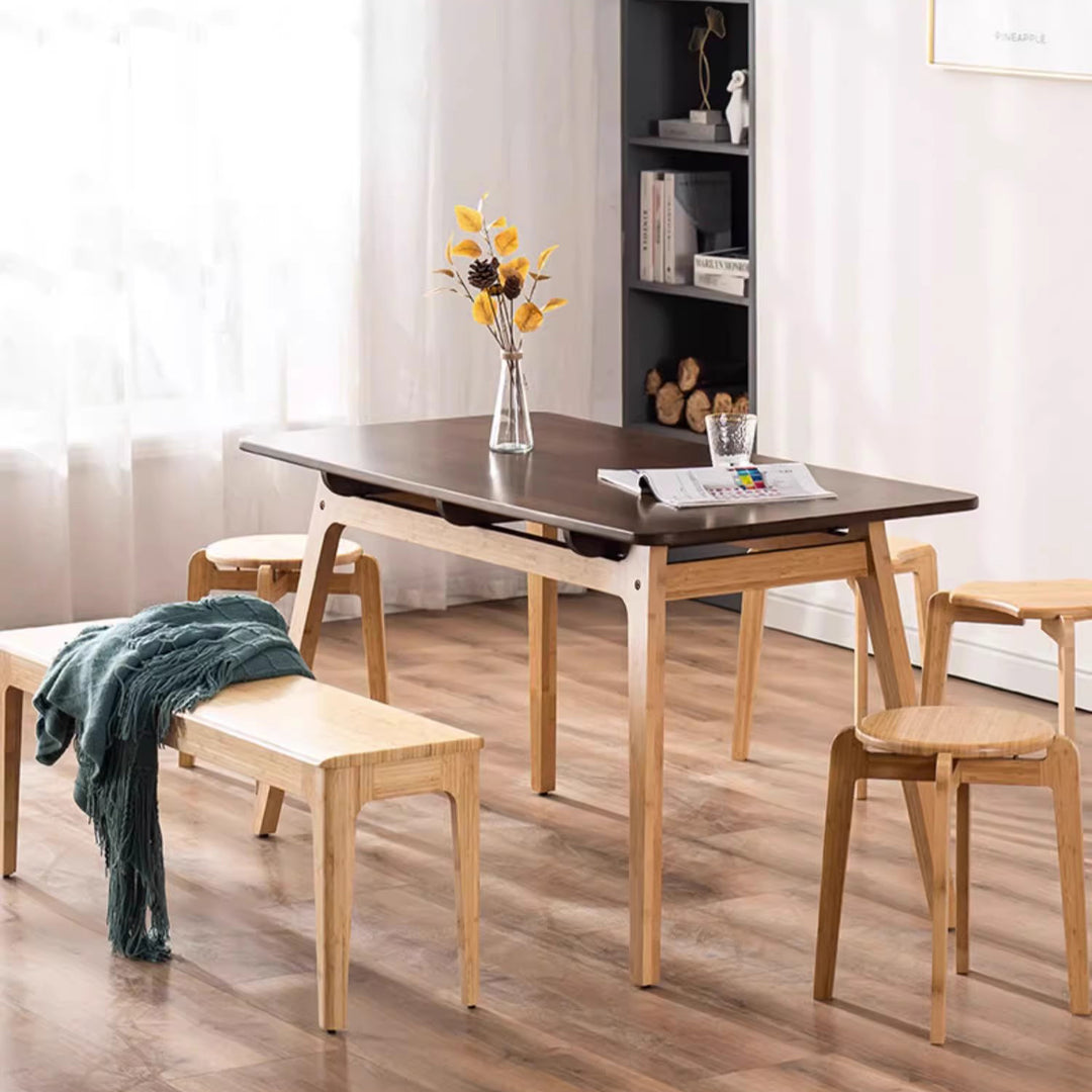 MAS-1301 Masdio Durable Organic Bamboo Dining Table Masdio