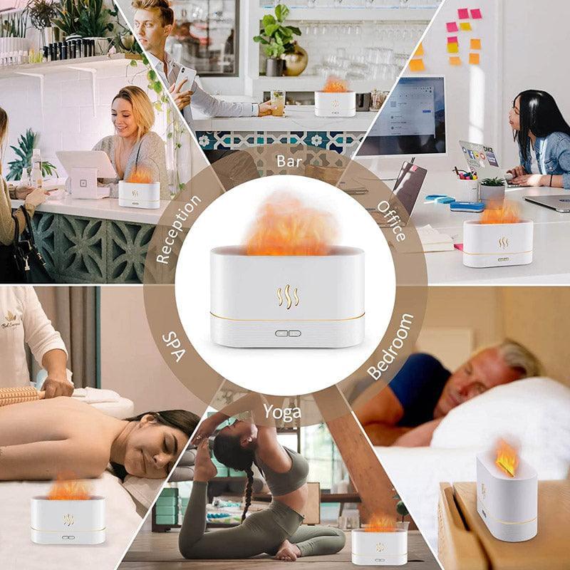 Flame Humidifier Lamp Masdio