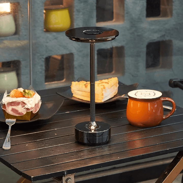 Metallic Cordless Rechargeable Waterproof Table Lamp - Present Them