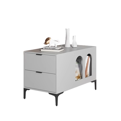 MAS-1244 Masdio Modern Minimalist Side Table with Drawer Present Them