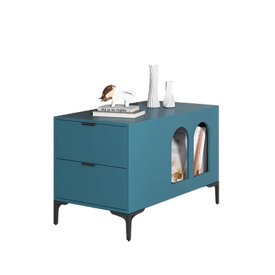 MAS-1244 Masdio Modern Minimalist Side Table with Drawer Present Them