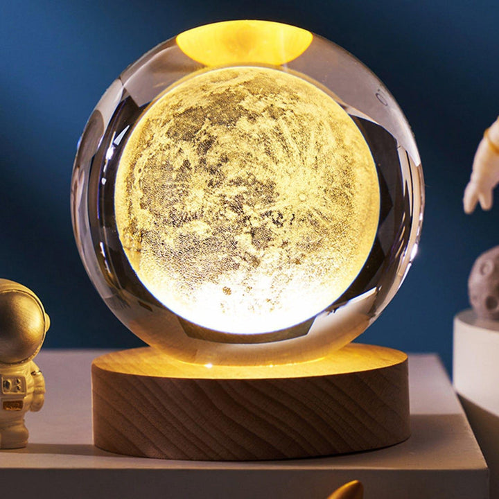Crystal Ball Night Light Present Them