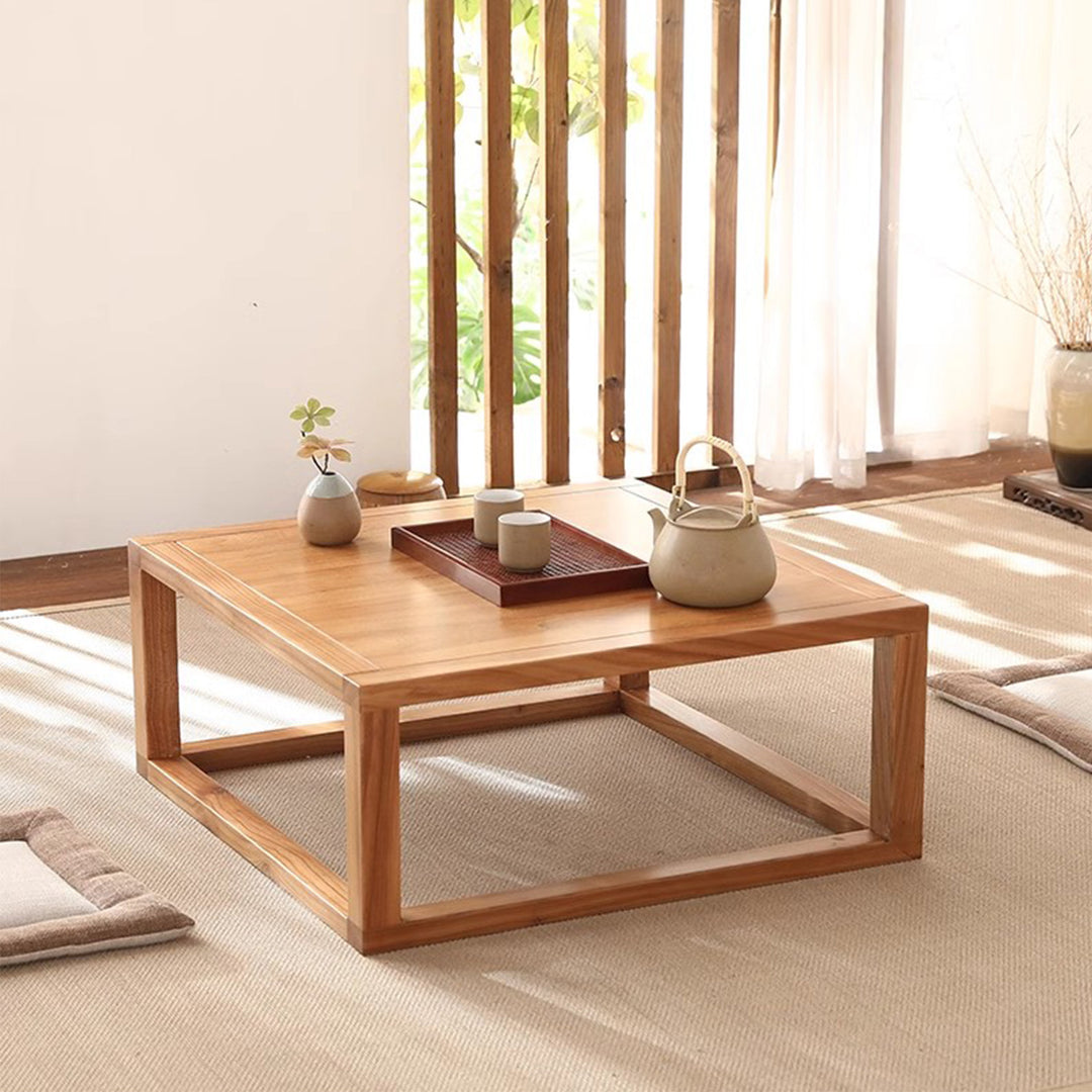 MAS-1194 Presenthem Natural Wood Coffee Table Present Them