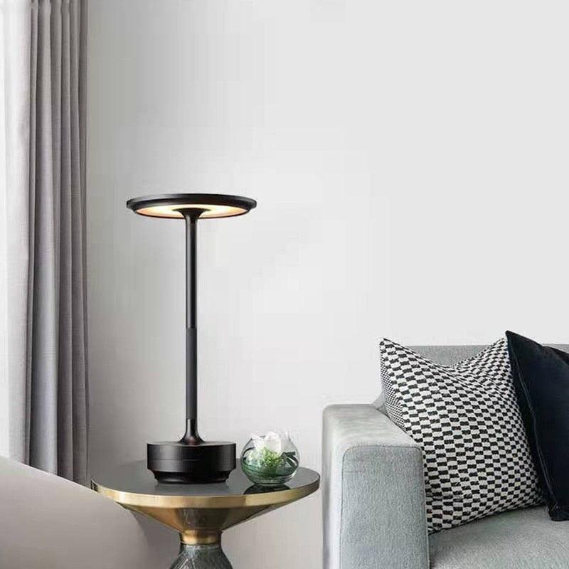Metallic Cordless Rechargeable Waterproof Table Lamp - Present Them