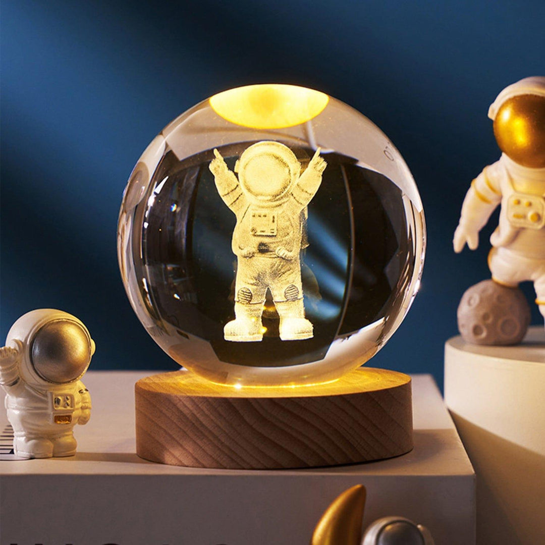 Crystal Ball Night Light Present Them
