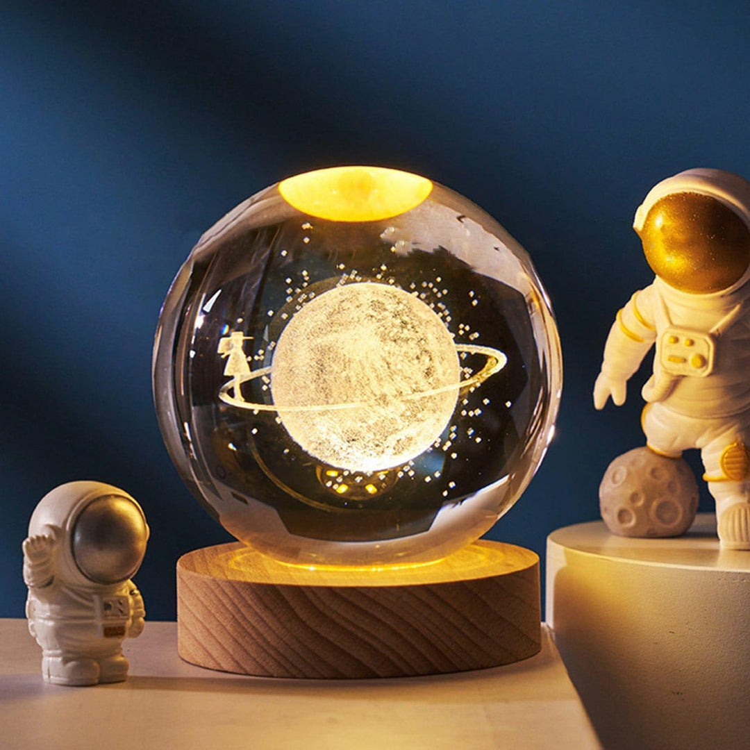 Crystal Ball Night Light Present Them