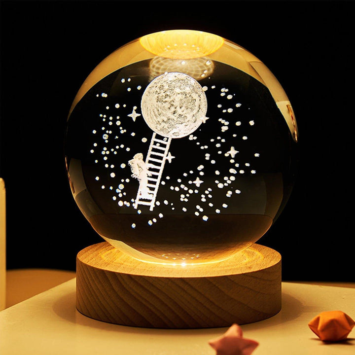Crystal Ball Night Light Present Them