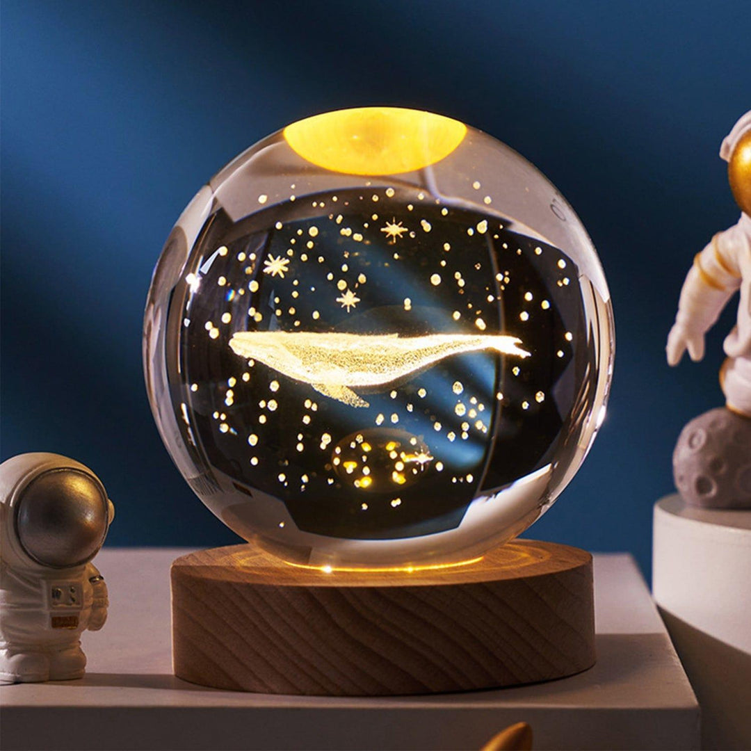 Crystal Ball Night Light Present Them