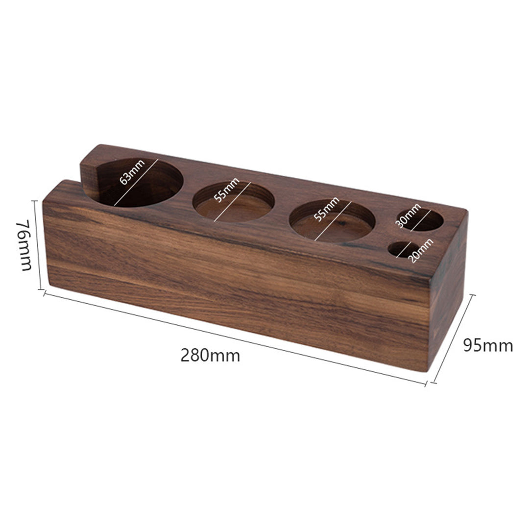 Wood Coffee Tamper Holder Present Them