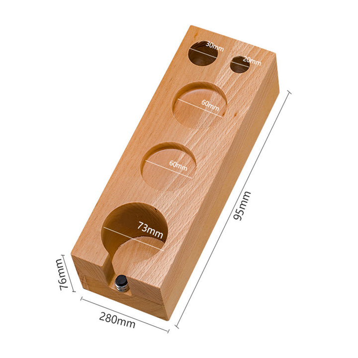Wood Coffee Tamper Holder Present Them