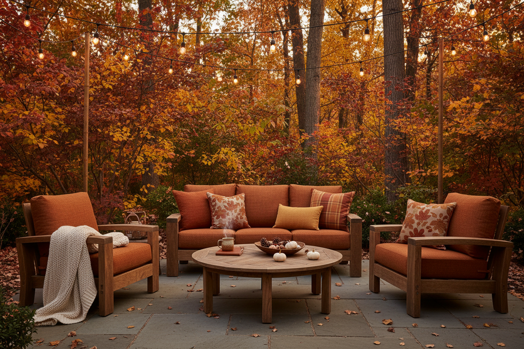 How to Set Up the Perfect Outdoor Seating Area for Fall