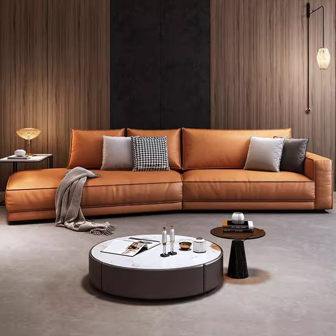 MAS-2026 Masdio Modern Leather Sofa