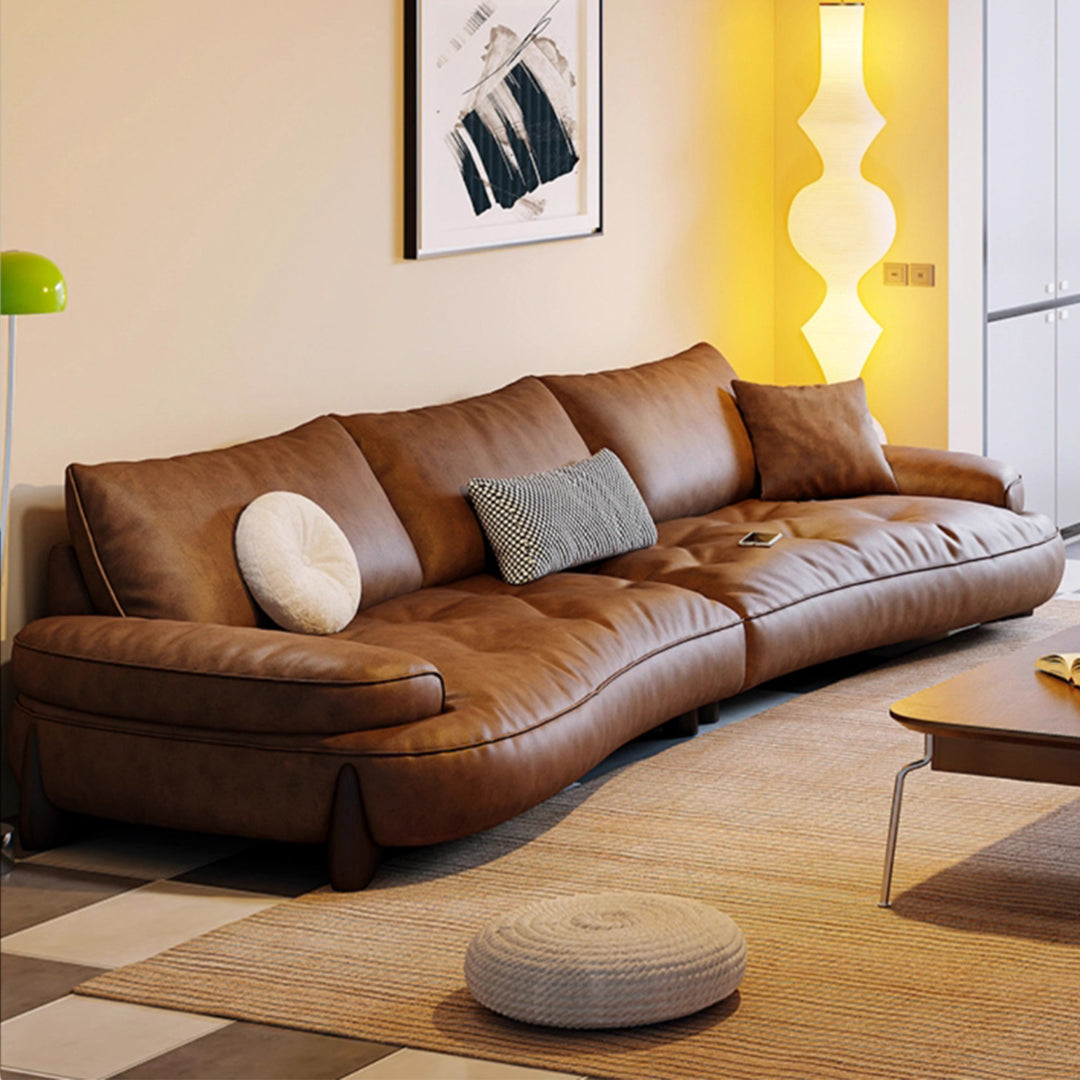 MAS-2099 Masdio Modern Leather Sofa