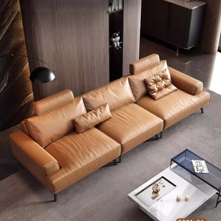 MAS-2035 Masdio Modern Leather Sofa